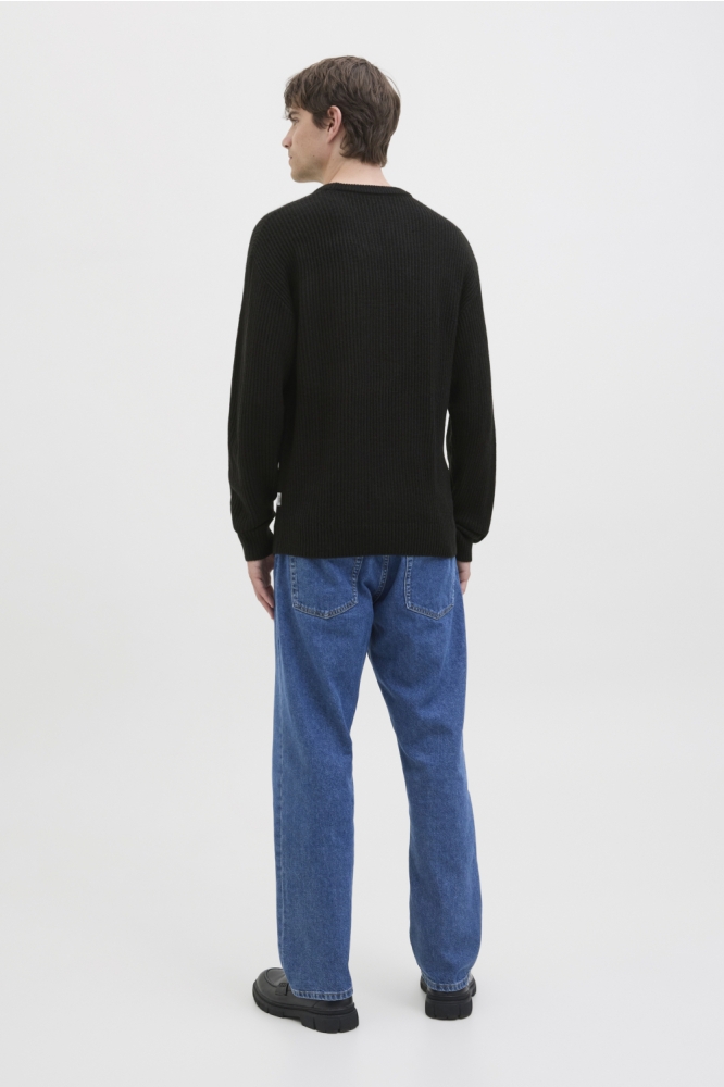 JREBLOGAN KNIT CREW NECK SN 12279452 BLACK